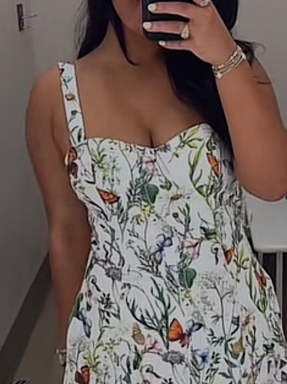 Avec Les Filles A-Line Midi Dress Size 14
Butterfly Print Cottage Feminine NWT - Picture 3 of 15